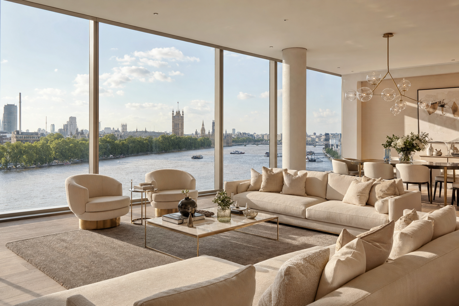 Riverside apartment in Chelsea, London